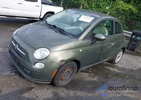 2012 Fiat 500 Pop из США, поврежденный, VIN 3C3CFFAR7CT280782